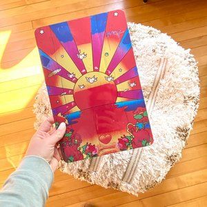 Peter Max Artist Psychedelic Art Print on Metal